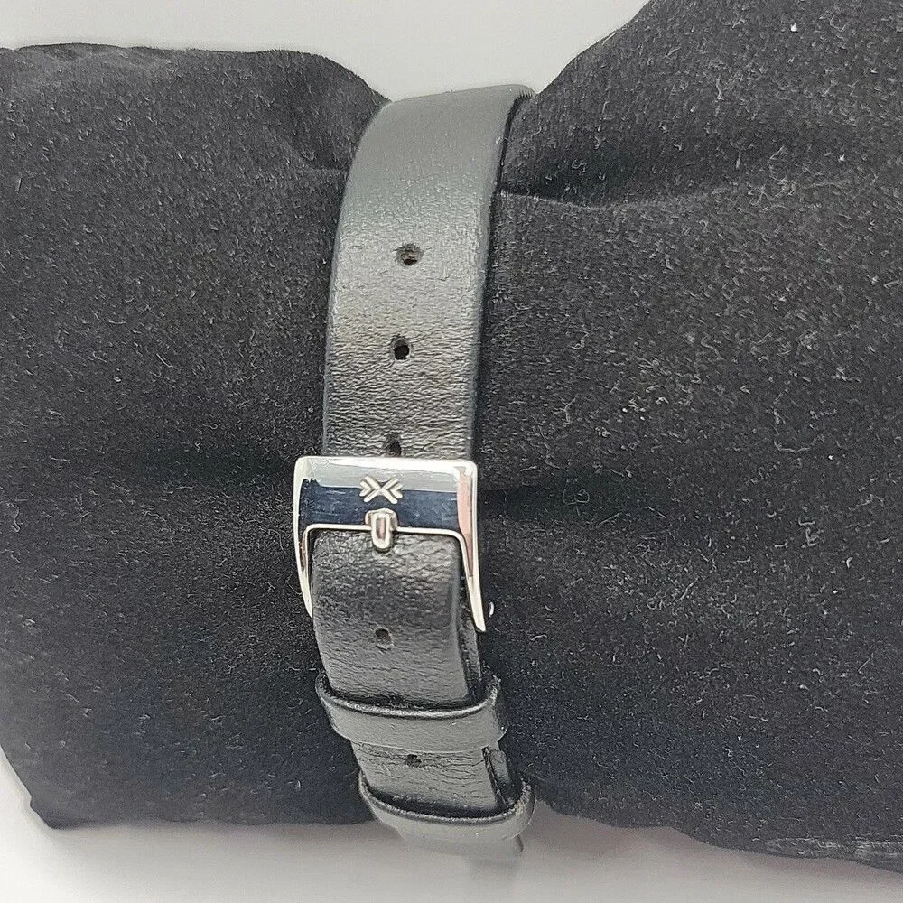 Skagen Steel 358XSSLBC Womens Black Leather Analog Dial Quartz Wrist Watch AM751
